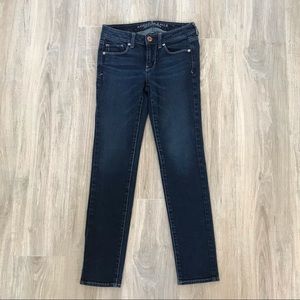AE skinny jeans, 0 short